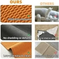 thumbnail image 6 of Bathroom Rugs Non Slip Washable, Super Absorbent Thin Bath Mat Small Quick Dry Low Pile Bathroom Rug, Orange 16"x24", 6 of 9