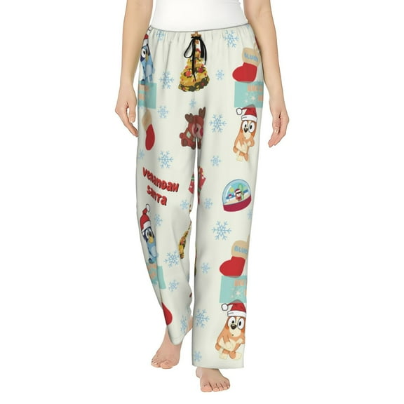 Netaao Bluey for Lounge Pants Women Sleepwear Women Pajama Pants-Small