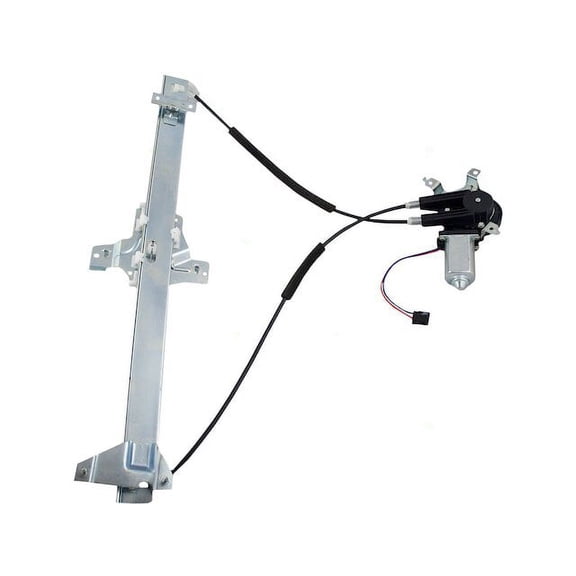 Front Left Power Window Regulator and Motor Assembly - Compatible with 1992 - 2002 Ford E-150 Econoline Club Wagon Standard Passenger Van 2-Door 1993 1994 1995 1996 1997 1998 1999 2000 2001