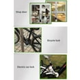 thumbnail image 3 of Motorcycle Password Lock, Motorcycle Digital Password Lock Keyless  for Cycling Supplies Black,Blue, 3 of 7
