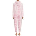 thumbnail image 2 of The Cozy Corner Women's Hooded Faux Sherpa Top & Bottom Pajama Set, 2-Piece, 2 of 6