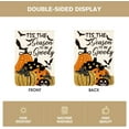 thumbnail image 6 of SM-XLHN Halloween House Flag 28x40 Inch Tis The Season To Be Spooky Double Sided Outside, Bat Pumpkin Holiday Yard Outdoor Decorative Flag, 6 of 6