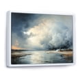 thumbnail image 2 of Designart "Ocean s Fury Tempestuous Storms II" Landscapes Floater Framed Canvas Art Print, 2 of 7