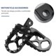 thumbnail image 3 of Motorcycle Wide Foot Peg Mx Offroad Foot Pegs 360 Roating Style For Sportster 883 Bobber Motorcycl, 3 of 5