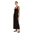 thumbnail image 3 of Vestido Informal Liso Sin Mangas con Tirantes Finos para Mujer Negro M, 3 of 8