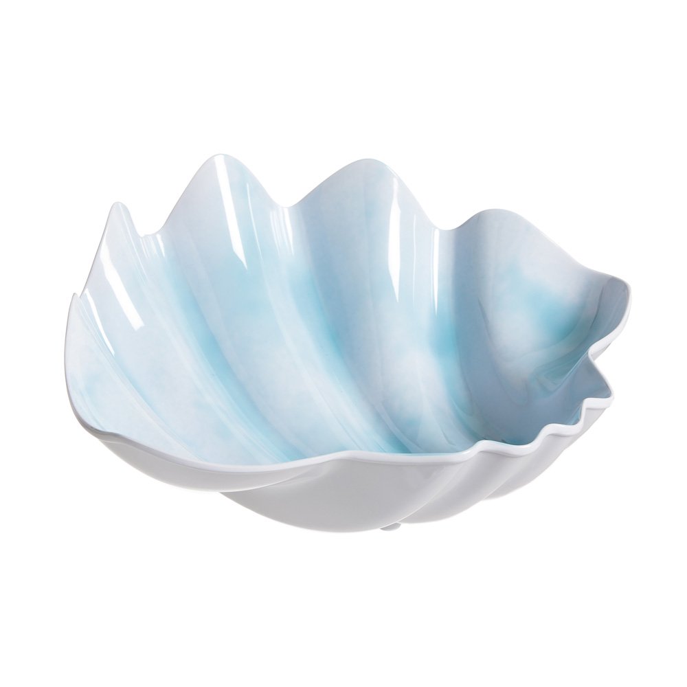 Cypress Home Sea Shell Shaped Melamine Serving Bowl