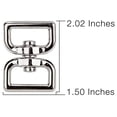 thumbnail image 2 of 10 - Country Brook Design® 1 inch Rectangle Double Eye Swivel Rings, 2 of 2