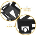 thumbnail image 3 of COOPHYA Durable Aluminum Motorcycle Brake Reservoir Cover Protector Black Antitheft Design, 3 of 7