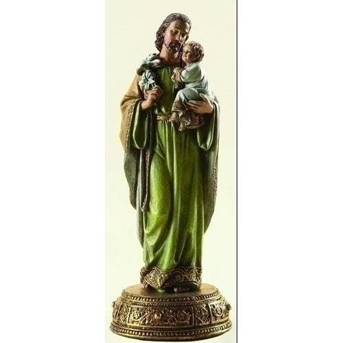 10.25" St. Joseph Figurine With Base Joseph Studio Heavenly Protect by