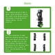 thumbnail image 3 of Sonducket Soporte para teléfono móvil de bicicleta 360 grados giratorio ajustable bicicleta de montaña manillar de motocicleta soporte de Ciclismo Verde con luz, 3 of 6