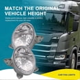 thumbnail image 2 of 1Pair 24V Truck Front LED Fog Light Assy 1852573 1852572 for, 2 of 5