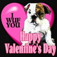thumbnail image 2 of CafePress - Bulldog Valentines Maternity Dark T Shirt - Maternity Dark T-Shirt, 2 of 3