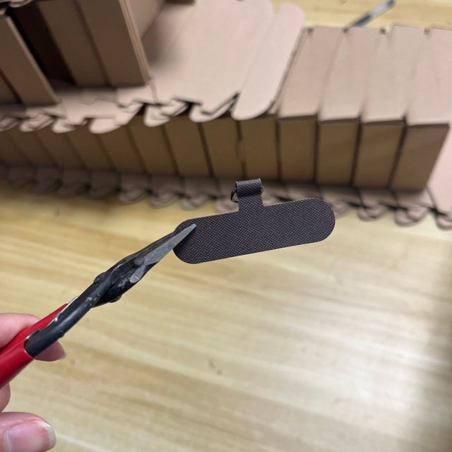 Hebilla de parche desmontable duradera y duradera, hebilla de tarjeta, accesorios de junta de tarjeta de funda de teléfono móvil universales