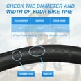 thumbnail image 4 of Tubo interior de 24" ancho que se adapta a 1.5 de goma para bicicleta con válvula estándar de 32 mm para MTB y bicicleta de montaña, 4 of 7