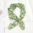 thumbnail image 2 of HNMKIU Silk Scarves Large Printed Floral Bandana Head Wrap Protective Coverage Hair Neck Scarf For Women Beige,One Size, 2 of 4