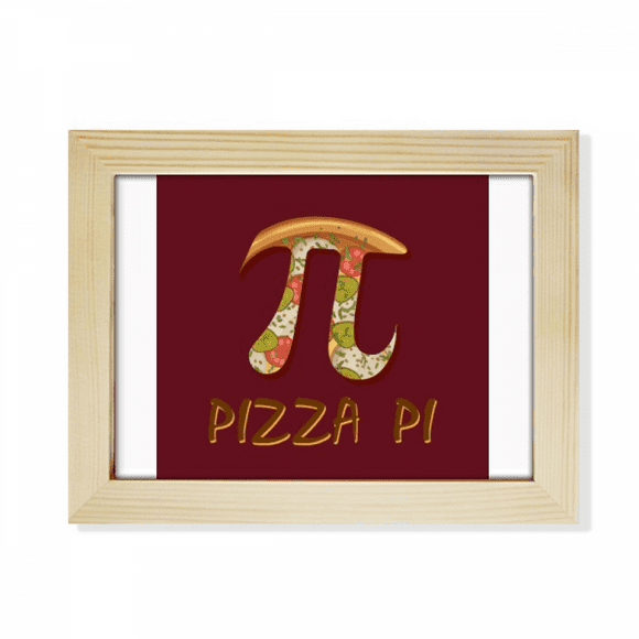 Pizza Fruit Art Deco Fashion Desktop Photo Frame Picture Art Decoration Painting 6x8 inch