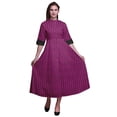 thumbnail image 1 of Bimba Geometric Ladies Button Down Print Dress A-Line Cocktail Party Shirt Dress-XXX-Large, 1 of 5