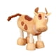thumbnail image 2 of Figura de Vaca Animal de Madera con Diseño Posable Juguete Educativo para Desarrollar Habilidades Motoras Fomenta la Imaginación y el Reconocimiento Animal para Regalar O Adornar Espacios, 2 of 9