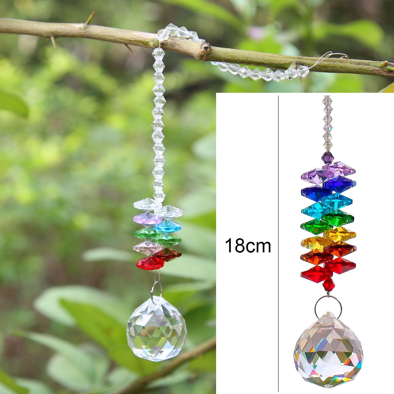 Details about   Tree Of Life Pendant Hanging Crystal Rainbow Maker Suncatcher Glass Prisms Gift 