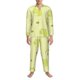 thumbnail image 3 of Balery Cute Frog3 Pijama para Hombre de Dos Piezas con Manga Larga, Conjunto de Dormir y Descanso Suave con Bolsillos-Small, 3 of 7