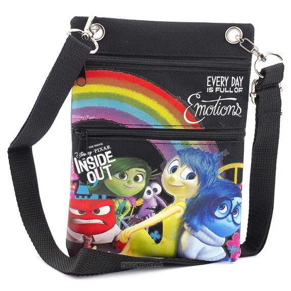 Inside Out Black Mini Shoulder Bag