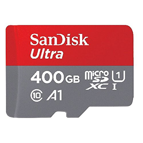 Professional Ultra SanDisk 400GB Verified for Samsung Galaxy S10 Plus MicroSDXC Card with Custom Hi-Speed A1/UHS-1 Class 10 Certified 100MB/s Includes Standard SD Adapter. Lossless Format