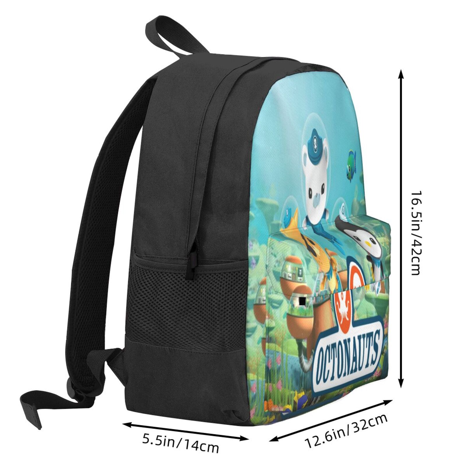 Octonau-t Backpack HD Printed Book Bag Cartoon Perfect Book