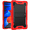 Red/Black, variant on Samsung Galaxy Tab S7 Case, T870 Kickstand, Solid Impact Protective Multiple Layers (DFA) for Samsung Galaxy Tab S7 Case Black