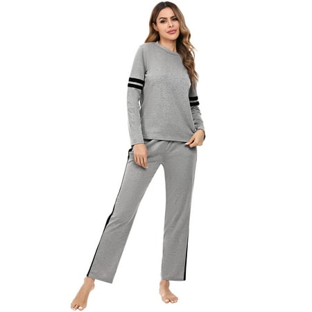 

Purcoar Women s Pajamas Set for Women 2 Piece Sleepwear Loungewear Long Sleeve Pjs Sets