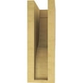 thumbnail image 4 of 4"W x 8"D x 12"H Classic Garner Rough Cedar Woodgrain TimberThane Corbel, Primed Tan, 4 of 6
