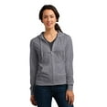 thumbnail image 1 of Sudadera con capucha y cierre completo de jersey ajustado para mujer District®. DT2100 Distrito DT2100, 1 of 1
