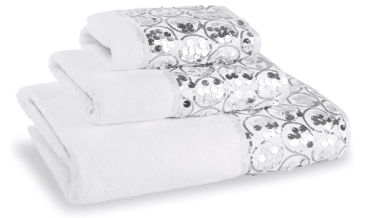 Sinatra Modern 3-Piece Bathroom Towel Set - Luxury Soft, Plush, Highly Absorbent White Towels - Bath, Hand, and Wash Towels - 100% Cotton - Perfect Bathroom Decor
