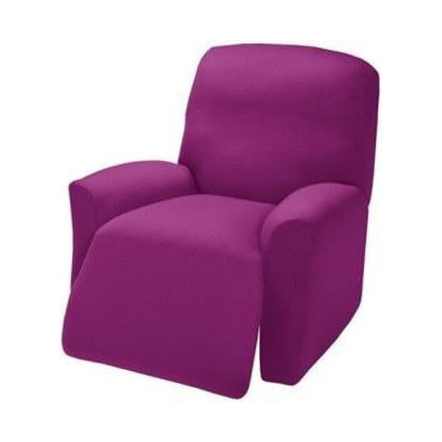 Madison JER-LGRECL-PU Housse Extensible pour Grand Fauteuil Inclinable, Violet