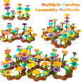 thumbnail image 3 of 183Pcs Flower Garden Building Toys for Girls Boys 3 4 5 6 7 Year Old,Preschool Garden Play Set As Educational STEM Toys for Kids,Building Stem Toys for Kids Toddlers Ages 3-5,for Gift, 3 of 9
