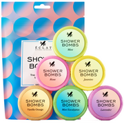 Shower Bombs, Bath & Body Aromatherapy Shower Steamers, 6 Count x 1.4oz, Eclat Skincare