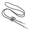thumbnail image 5 of QccHieUs 3D Western Cowboy Hat Bolo Tie Vintage Accessories for Men Alloy Pendant Fashion Argent, 5 of 9