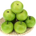 thumbnail image 2 of 6pcs Lifelike Artificial Green Apple Faux Fake Apples Fruit Home House Kitchen Cabinet Decoration, 2 of 3