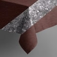 thumbnail image 5 of Brown Silver Football Pattern Square Tablecloth,Waterproof Square Table Cover,Wipeable Spillproof Washable Table Cover for Home Kitchen Party Decor 42"X42"(107x107cm), 5 of 6