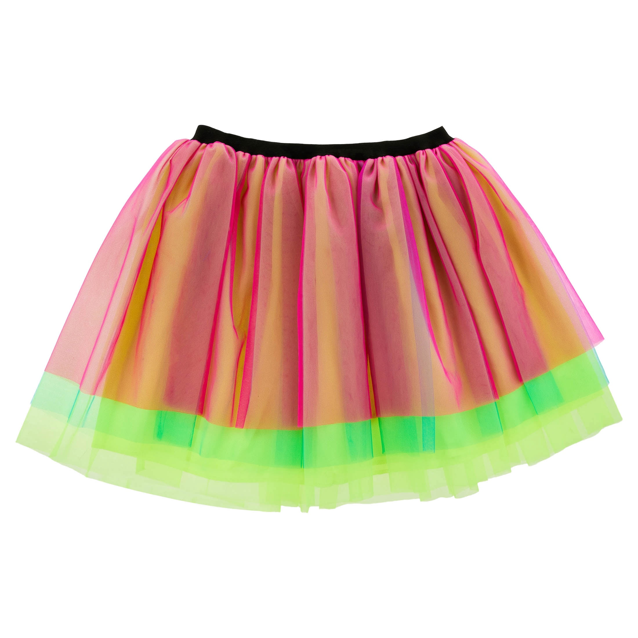 Neon Tutu Costume Accessory for Adults, Multicolor, L/XL, Halloween by Way To Celebrate