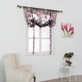 thumbnail image 2 of New Kitchen short sheer curtains burnout roman blinds printing sheer panel tulle window treatment door curtains home decor, 2 of 5