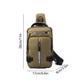 thumbnail image 2 of Admvng Sling Bag for Men Women Shoulder Backpack Chest Bags Crossbody Daypack for Hiking Camping Outdoor Trip, 2 of 5