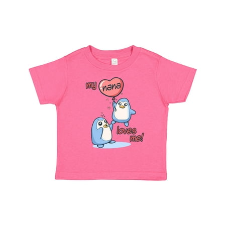 

Inktastic My Nana Loves Me Gift Toddler Boy or Toddler Girl T-Shirt