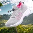 thumbnail image 4 of Zapatos Para Caminar Mocasines casuales para mujer, zapatillas deportivas transpirables para suministros al aire libre (42 gris rosa) Ndcxsfigh Tenis De Mujer Tenis De Hombre, 4 of 7