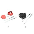 thumbnail image 4 of fastboy Aluminum Alloy Universal Motorcycles Stunt Pull Cable Economizer Motorcycle Easy Pull Cable Red 1Set, 4 of 6