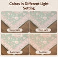 thumbnail image 7 of Design&I 8'x10' Ultra Soft Area Rug, Sage Oushak Pink Vine Scroll Border Bordered Vintage Trellis None Fluffy Washable Non Shedding for Bedroom Living Room Under Sectional, 7 of 7