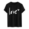 thumbnail image 3 of hotojiny Men's Valentine's Day Shirts Short Sleeve Cute Printed Tshirt Summer Crew Neck Loose Beach Travel Top S-XXL, 3 of 4