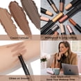 thumbnail image 6 of FOCALLURE (3 Pcs) 2 in 1 Eyeshadow and Eyeliner Pen，Waterproof Eyeshadow Stick,Oh So Nude, 6 of 8