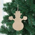 thumbnail image 4 of LOLIPPYY 20Pcs Christmas Tree Wood Pendants Unfinished Wood Hanging Ornaments for Tags, 4 of 5