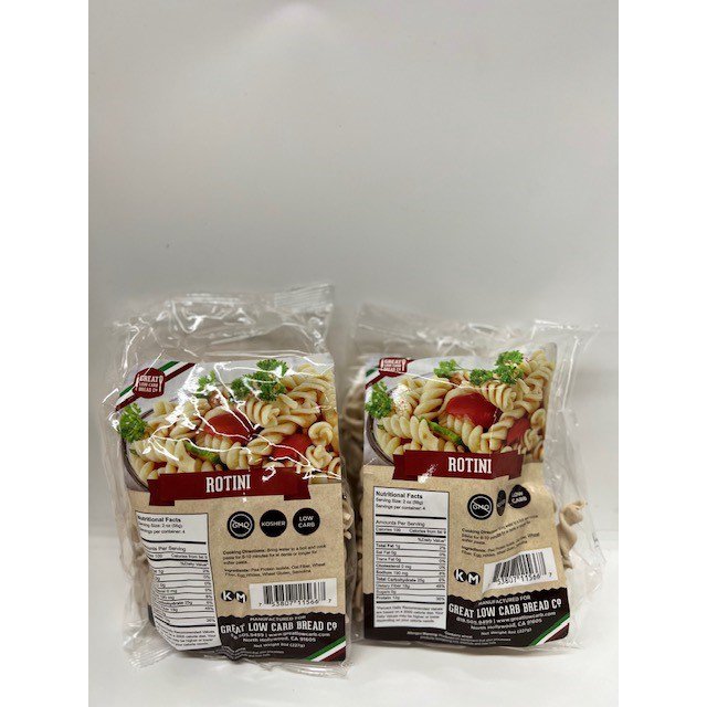 Great Low Carb Bread Company Pasta Rotini 8oz 2 pack