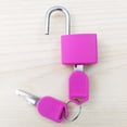 thumbnail image 4 of Trianu 6 Pcs Suitcase Small Locks with Keys Luggage Metal Padlocks for Outdoor Travel Suitcase Baggage Backpacks School Gym Lockers Computer Bags Filing Cabinets Toolbox, Multicolor, 4 of 6